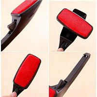 Щётка для одежды перевёртыш 26х5,5х4,5см прямоугольная  