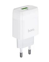 СЗУ 1 USB выход 18W Quick Charge 3.0 (6V-3.0A/9V-2.0A/12V-1.5A) HOCO C72Q (белый)