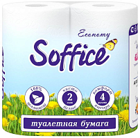 т.бумага Soffice Economy 4рул 2 слоя белая 