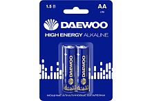 Элемент питания алкалиновый AA/LR6 1.5В High Energy Alkaline 2021 BL-2 (уп.2шт) DAEWOO 5030299