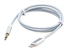 Кабель-переходник USB Cablexpert CCAB-AP35M-1M-W, Lightning/Jack3.5, Mobile, 1м, белый, коробка
