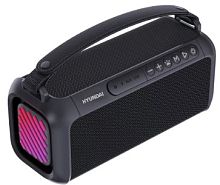 Колонка порт. Hyundai H-PS1007 черный 60W 2.0 BT 10м 2600mAh 