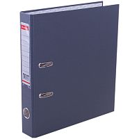 Папка-регистратор Berlingo, 50мм, бумвинил, с карманом на корешке, серая