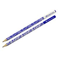 Карандаш ч/г Faber-Castell "Floral" HB, круглый, заточен. 119240