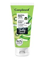 Compliment Маска-гель д/лица Алоэ и Киви охлажд,снимающая следы усталости 130мл