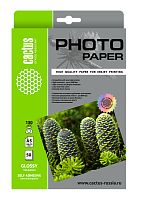 Фотобумага Cactus CS-GSA513050 A5/130г/м2/50л. глянцевое самоклей. для струйной печати