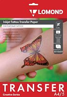 Термотрансфер Lomond Tattoo 2010450 A4/5л./прозрачный самоклей. для струйной печати