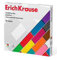 Пластилин 12цв 192г "Классический" карт упак ERICH KRAUSE 50558