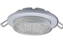 ECOLA TW5325ECB GX53-H6 металл. плоский белый 101x16 мм
