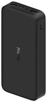 Мобильный аккумулятор Xiaomi Redmi Power Bank PB200LZM 20000mAh 2.4A QC 2xUSB черный (VXN4304GL)