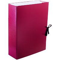 Короб архивный с завязками OfficeSpace разборный, БВ, 80мм, ассорти