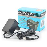 Адаптер/блок питания ROBITON IR5-10W 5,5x2,5/12 (+)