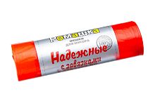 Мешки д/м с завязками  ПСД НАДЕЖНЫЕ 35л 22мкм (15шт) красные /30 ВЗ351514