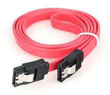 Кабель интерфейсный SATAIII Cablexpert CC-SATAM-DATA-XL, 100см, 7pin/7pin, защелка, пакет
