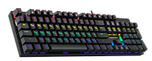 Проводная механическая игровая клавиатура PANTEON T14 RS HS (LED,OUTEMU Red,104 кл.,USB) черная