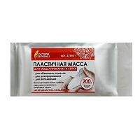 Паста (масса) для моделирования и лепки ОСТРОВ СОКРОВИЩ, самозатвердевающая, 200 г, белая, 228651