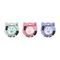 Нож канцелярский 9мм MESHU "Little Paw", блистер, европодвес, ассорти