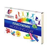 Пластилин ЛУЧ КЛАССИКА 24 цв.