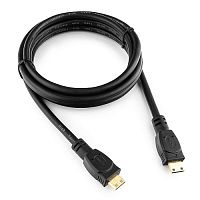 Кабель miniHDMI-miniHDMI Cablexpert CC-HDMICC-6, v2.0, 19M/19M, 1.8м, черный, позол.разъемы, экран,