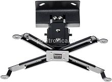 Кронштейн для проектора Buro PR07-B черный макс.12кг потолочный поворот и наклон