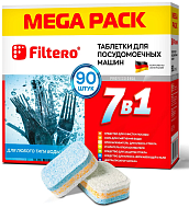 Filtero Табл. д/ПММ "7в1" 90 шт.МегаПак, Арт. 703