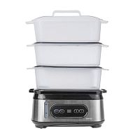 Пароварка Centek CT-1459 <9л> 1050Вт, LED дисплей, сталь. корпус, электронный таймер, чаша д/риса