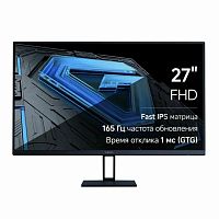 Монитор 27" XIAOMI Monitor G27i P27FBB-RGGL  IPS, 1920x1080, 1ms, 165Hz, black