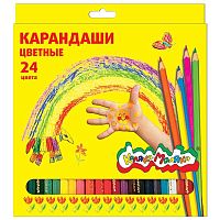 Набор цветн.каранд Каляка-Маляка 24 цв. шестигранные 3+