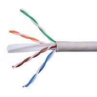 Кабель Cablexpert Россия UPC-6055-4-CU, UTP indoor 4x2x0.55, медный, кат.6, однож., 305м, coil, серы