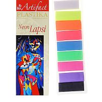 Полимерная глина запекаемая набор Artifact LAPSI Neon 9цв*20г (180г) флуорисцентных 