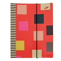 Папка д/тетрад А5 Цветная геометрия, карт, вд лак  