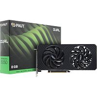 Видеокарта RTX 5050 Dual OC, 8 ГБ GDDR6 UltraHD