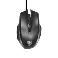 Проводная мышь JETACCESS Comfort OM-U54 чёрная (800/1200/1600/2400dpi, 5 кнопок, USB)