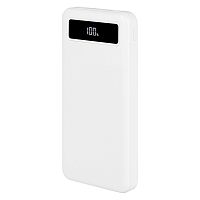 Внешний аккумулятор на 10000mAh Porta LCD PD 22.5W, Цвет: белый (TFN,TFN-PB-321-WH)