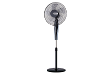 Вентилятор напольный Centek CT-5010 Black <65Вт> Пульт ДУ, LED, 1.3м, 43см, таймер, тяжелая база