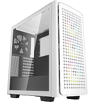 Корпус ATX Deepcool CK560 WH белый без БП 2x120mm 1x140mm 2xUSB3.0 audio bott PSU
