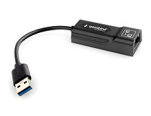 Сетевой адаптер Ethernet Gembird NIC-U5, USB 3.0 - Gigabit Ethernet adapter, AX88179A