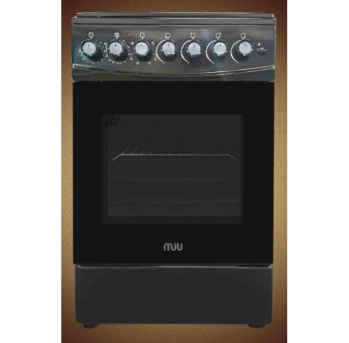 Плита газоэлектрическая MIU Harisma 516S черная