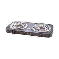 Плитка электрическая centek СТ-1509 (black) 2 конфорки тэн 140мм, 2000вт, индикатор работы