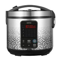 Мультиварка Centek CT-1499 (чёрный/сталь)  900Вт, 5.0л, 25 программ, мультиповар, антиприг. покрытие