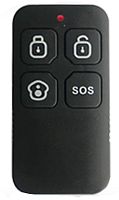 Пульт HS-S12B, 4 кнопки, беспроводной, черный