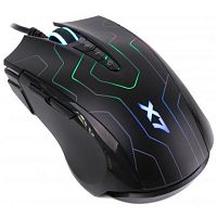 Мышь проводная A4Tech X89 черный, 2400 dpi, USB, кнопки - 8 <X89 черный>
