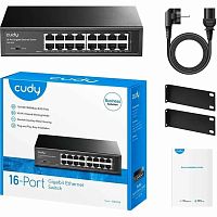 Коммутатор Cudy GS1016 (L2) 16x1Гбит/с неуправляемый (розница)