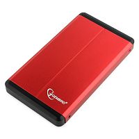 Внешний корпус 2.5" Gembird EE2-U3S-2-R, красный, USB 3.0, SATA