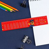 Линейка-закладка 20 см ЗЛ-20 "Щенячий патруль" гибкая  