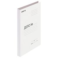Скоросшиватель картонный STAFF, гарантированная плотность 220 г/м2, до 200л, 124875