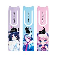 Закладка для книг,  47*188мм, MESHU "Kawaii", ассорти 