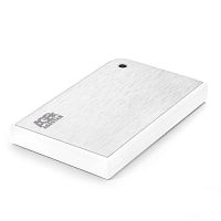 Внешний корпус USB 3.0 для 2.5" HDD/SSD AgeStar 3UB2A14 (WHITE), SATA III, алюминий, белый