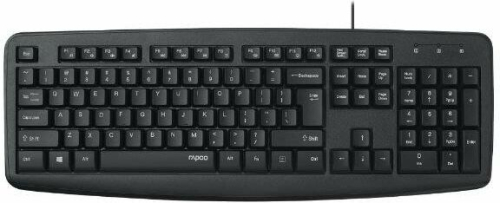Клавиатура проводная RAPOO NK2600 Black Клавиатура проводная RAPOO NK2600 Black