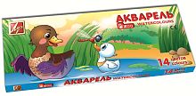 Акварель ZOO 14 цв. без кист. карт.уп.